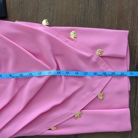 Hot Pink High Waisted Pencil Skirt - Picture 13 of 14